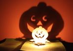 Halloween Tea Light Garden Lantern Wooden Indoor outdoor decor Pumpkin Spirit Candle Holder