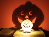 Halloween Tea Light Garden Lantern Wooden Indoor outdoor decor Pumpkin Spirit Candle Holder