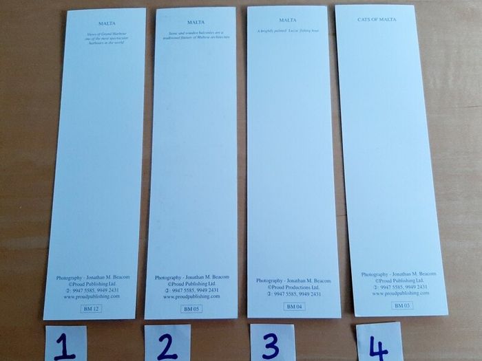Maltese bookmarks