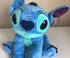 Disney Stitch light up cheeks plush teddy