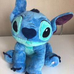 Disney Stitch light up cheeks plush teddy