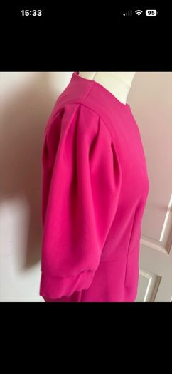 Lennon Courtney size 14 lined pink top