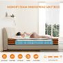 5FT King Size Mattress,10 Inch Medium Firm Gel Memory Image 7