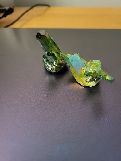 Aura quartz Crystals