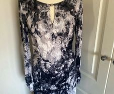 Ghost size 12 grey viscose dress