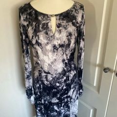 Ghost size 12 grey viscose dress