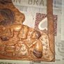 Beautiful Large Old Hand-Carved Wood Panel Indonesian Rural Village Life Scene Sculpture. Post Available, Beautifully carved from a single piece of wood Ideal for Home or Stage Movie Props Image 5