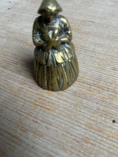 brass miniatures lady and mouse
