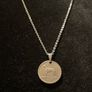 Coin stainless steel necklace. Penny 3d, 6d, shilling, florin Image 3