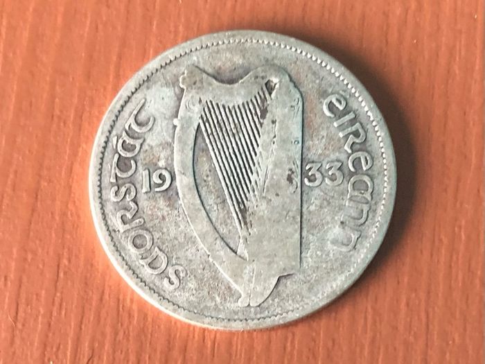 Irish silver half crown