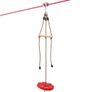 Zipline Kit for Kids and Adult, 65 ft Zip Line Kits Up to 500 lb, Backyard Outdoor Quick Setup Zipline, Playground Entertainment with Zipline, Nylon Safety Harness, Seat, and Handlebar Image 9