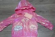 pink shimmer baby jacket