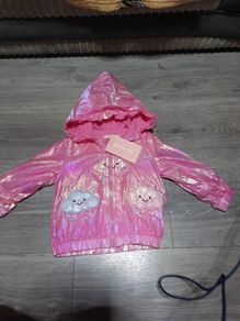 pink shimmer baby jacket