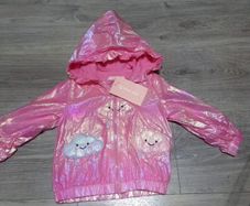 pink shimmer baby jacket