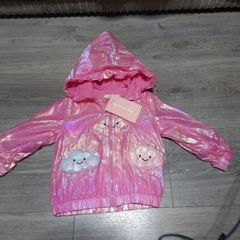 pink shimmer baby jacket