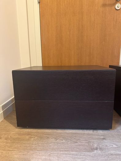 Bedside locker / cabinet / nightstand 2 drawer (2 piece)