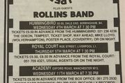 Red Hot Chilli Peppers flyer