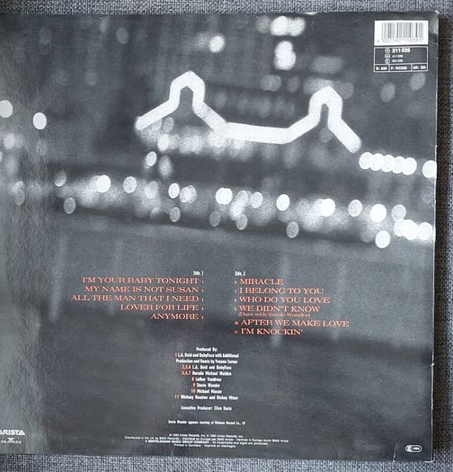 Whitney Huston - 'I'm Your Baby Tonight' Album