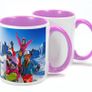 Personalised Photo Two Tone  Mugs Image 3