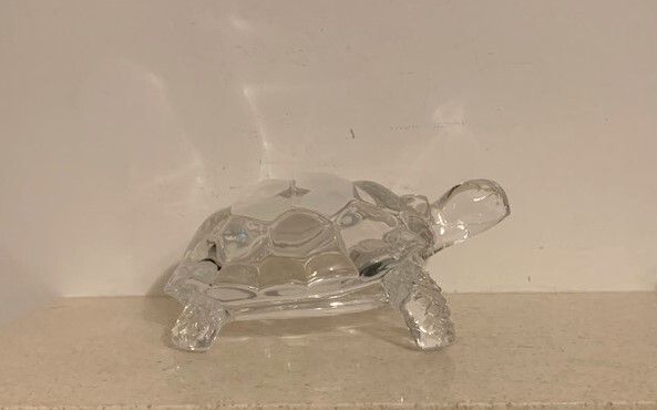 Vintage Crystal Tortoise 1970s
