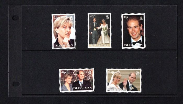 1999 Isle of Man Royal Wedding of Prince Edward and Sophie Rhys-Jones Commemorative Stamps Presentation Pack