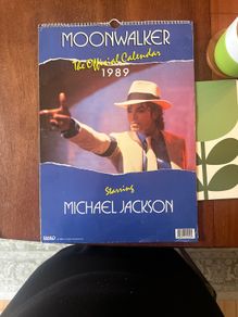 Michael Jackson calendar Moonwalker 1989