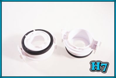H7 HID Xenon Bulb Adapters - BMW E39, E46, E53 X5, MINI, VW Golf, Jetta, Caddy, Touran, Scirocco, Transporter, Tiguan