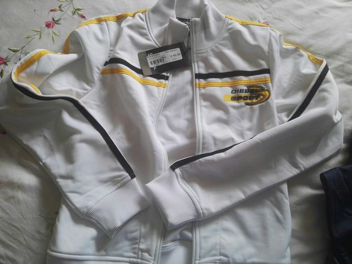 Ladies Diesel Sport Zip Top