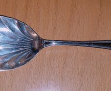 EPNS Shell Shaped Serving Spoon Length 22 cm