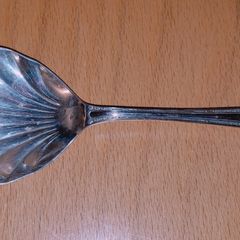 EPNS Shell Shaped Serving Spoon Length 22 cm