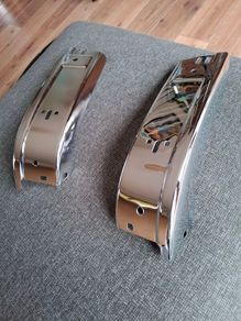 Bmw E30 front bumper coners chrome