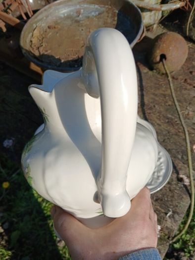 Staffordshire jug and basin