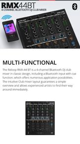 Reloop 4 channel mixer