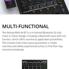 Reloop 4 channel mixer