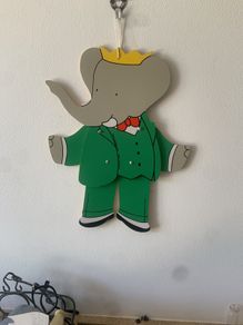 Porte Manteau Babar, vintage, French, 1989.