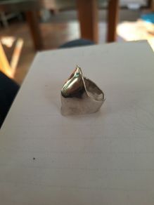 S/Silver knuckle ring