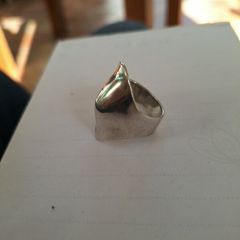 S/Silver knuckle ring