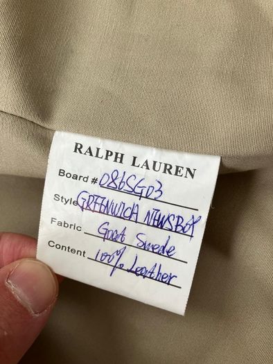 Ralph Lauren Newsboy Jacket 100% Leather