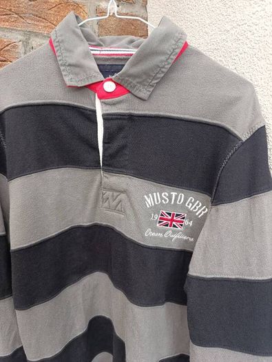 Musto Sailing Rugby Polo Shirt Mens Medium M