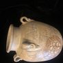 Clay Pot with Geometric design. Approx 18" tall Image 9
