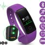 GEO Smartwatch Multifunction Fitness Tracker, Bluetooth 4.0 with App Integration, Heart Rate, Sleep Monitor, Phone Notifications, Vibration Alarm Image 9