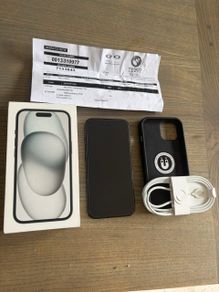 iPhone 15 128GB, Case & Screencover