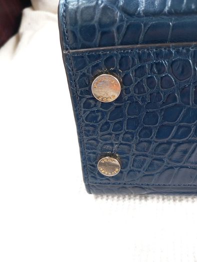 Michael Kors Navy Leather Bag