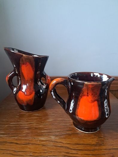 Mid-Century Jug & Vase