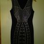 Beautiful black studded drrss Image 3