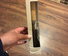 Natural bristle brush for collection from Greystones