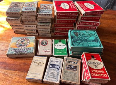 Vintage cigarette box