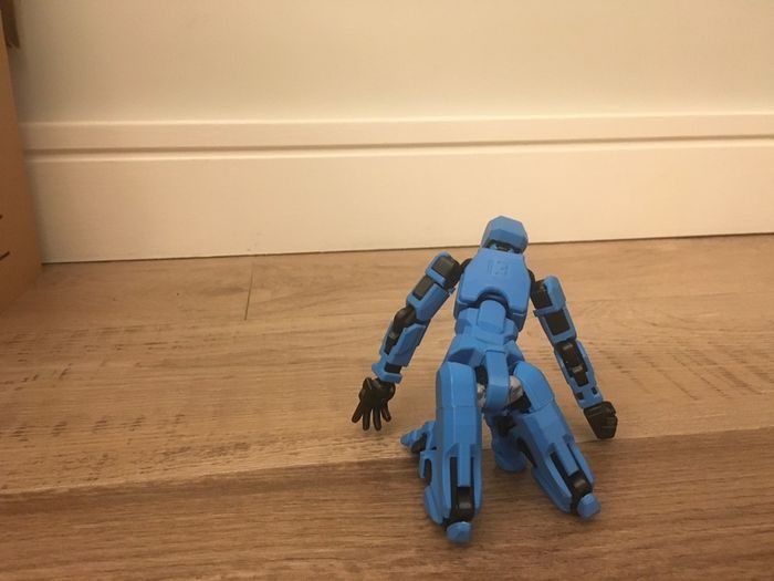 3D Printed Dummy 13  Poseable Figure