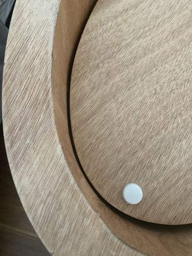 Designer Side Tables. Solid Walnut. Spain. Set of Two. As New.