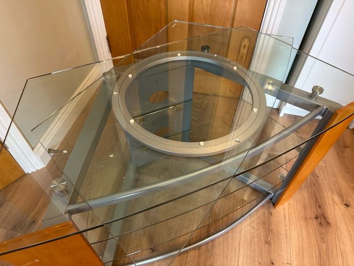 Glass TV table / stand